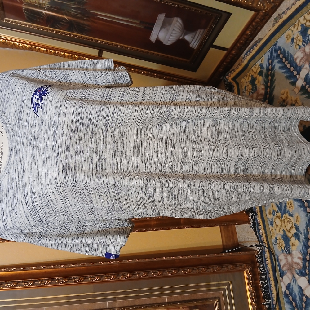 Baltimore Ravens Gray T-Shirt Dress